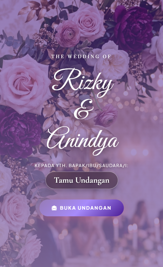 Template 20 (Lavender Wisteria Floral)
